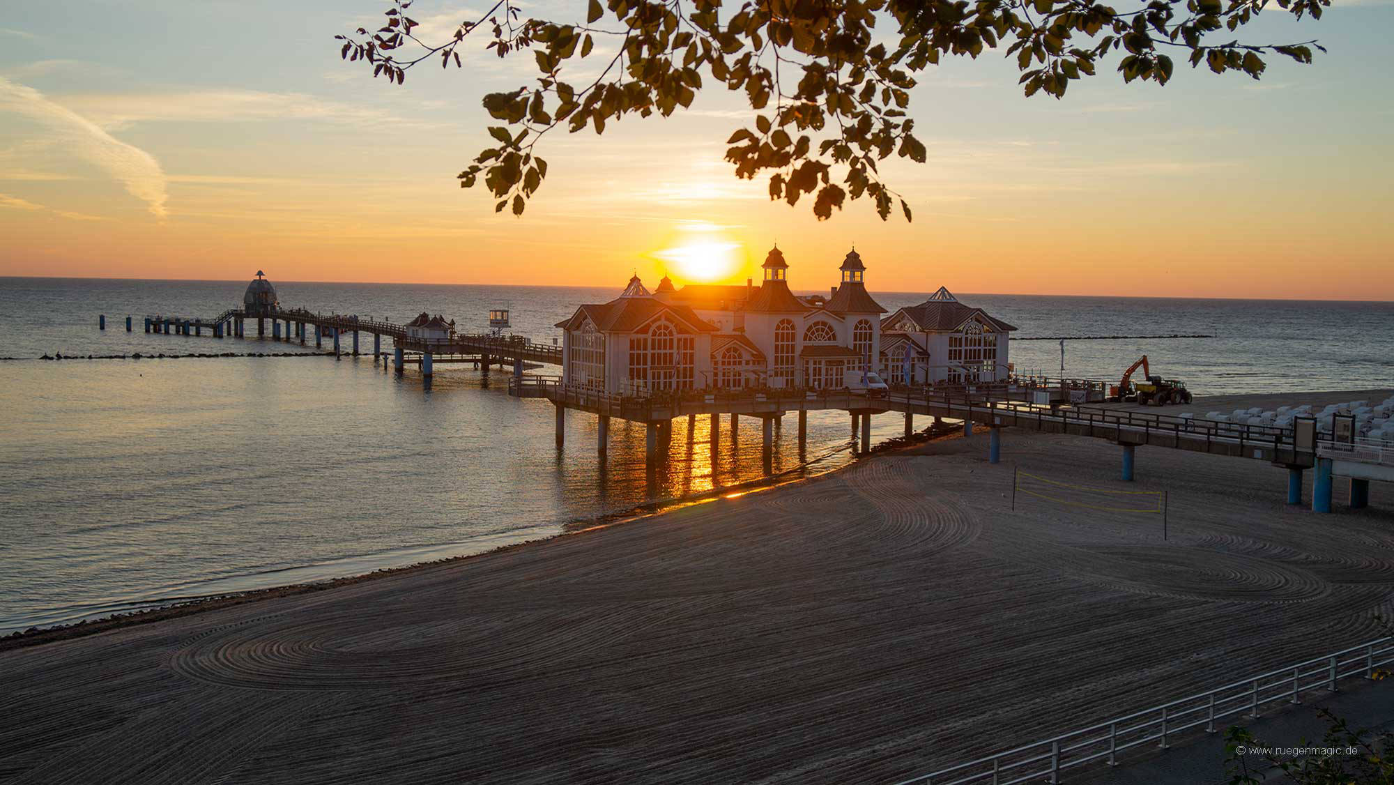 Sonnenaufgang Seebrücke Sellin